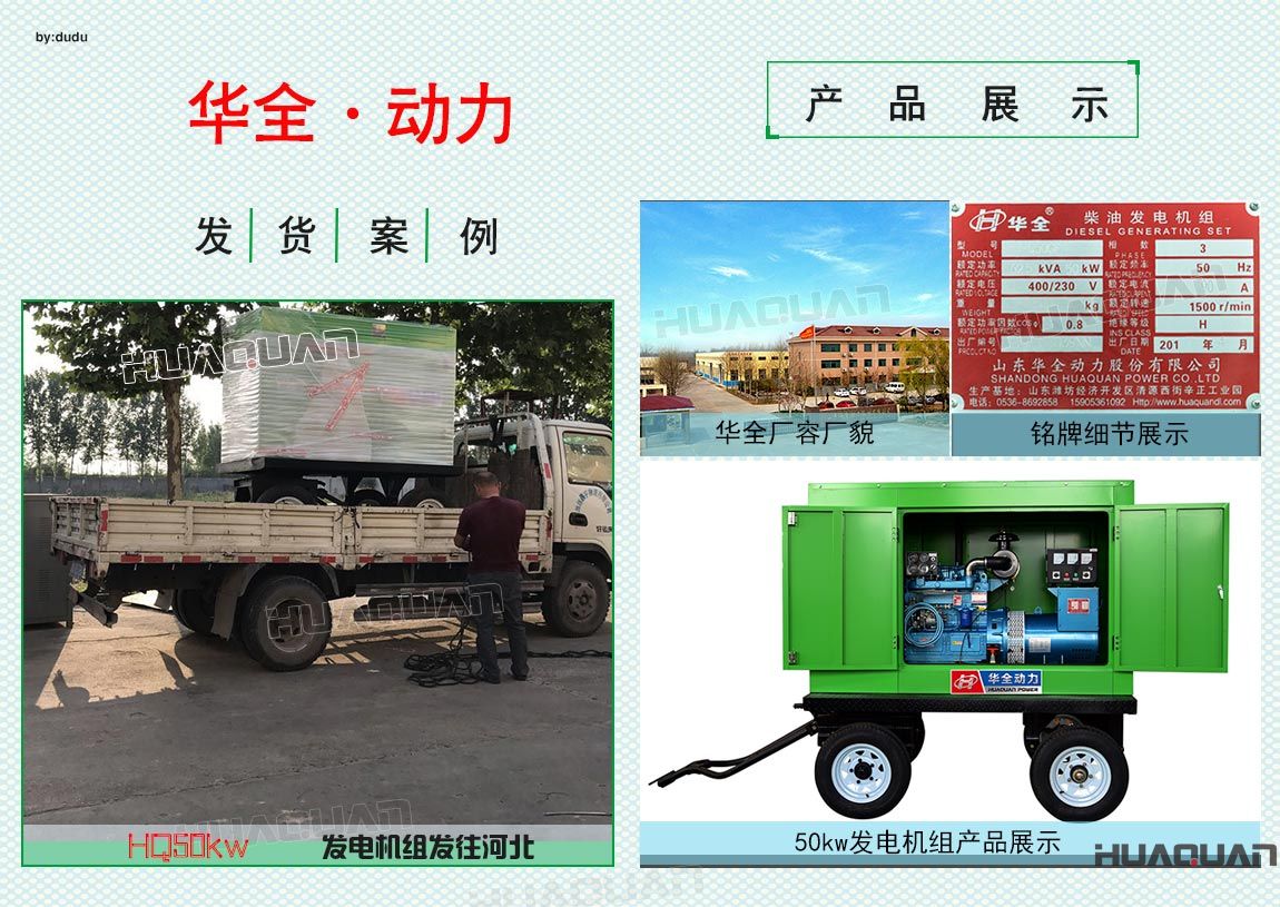 河北客戶(hù)在華全采購(gòu)50kw發(fā)電機(jī)一臺(tái)于6月26日出廠