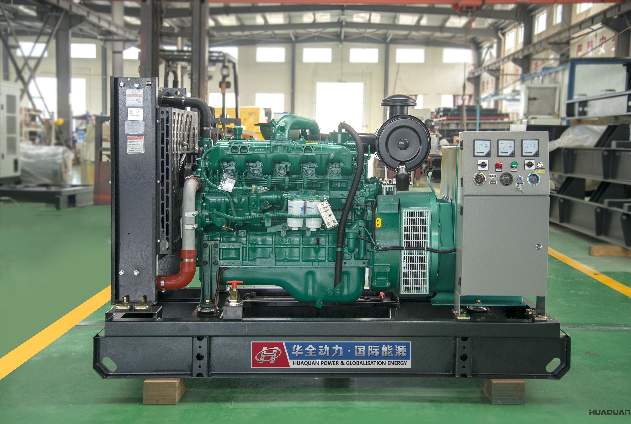 2018年4月27日華全動力一臺80kw自動化發(fā)電機(jī)組發(fā)往江蘇