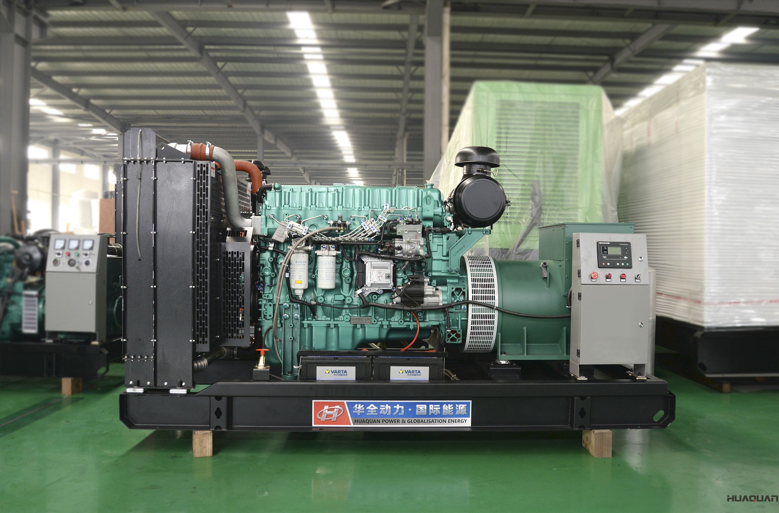 華全動力300kw立柜四保護(hù)發(fā)電機組于2018年4月7日發(fā)往湖北