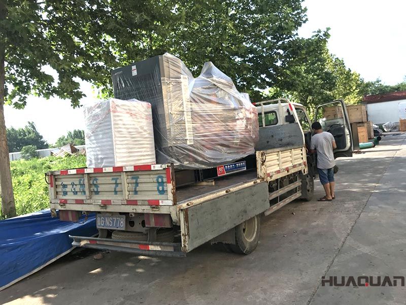 郭先生訂購這臺(tái)HQ300GF標(biāo)配型發(fā)電機(jī)組在6.2號(hào)發(fā)往河北省