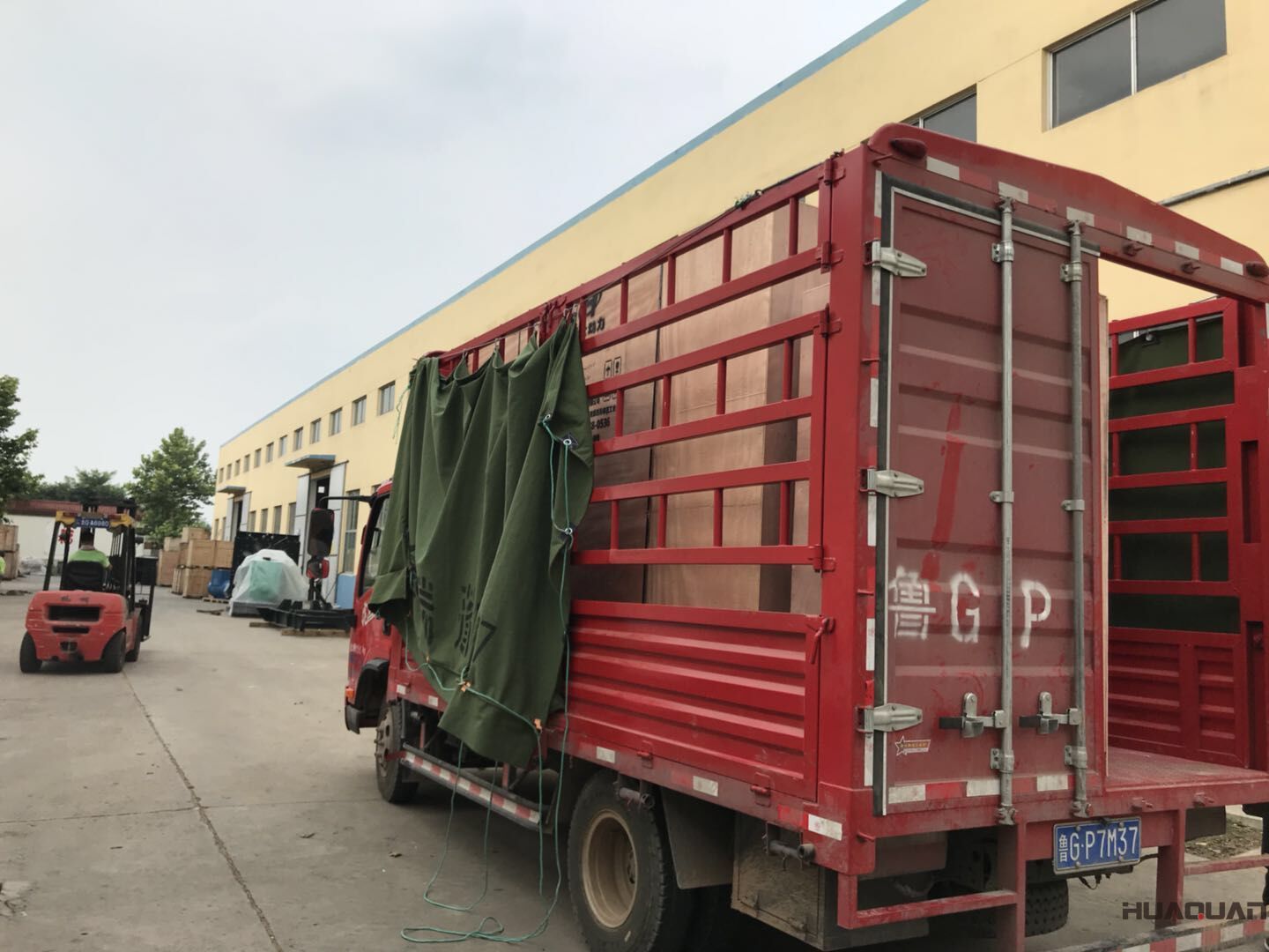 發貨了！一臺HQ500GF自動化發型柴油發電機組于7月21號發往遼寧