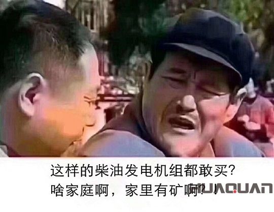 這樣的柴油發(fā)電機(jī)組都敢買(mǎi)？啥家庭啊，家里有礦啊？!