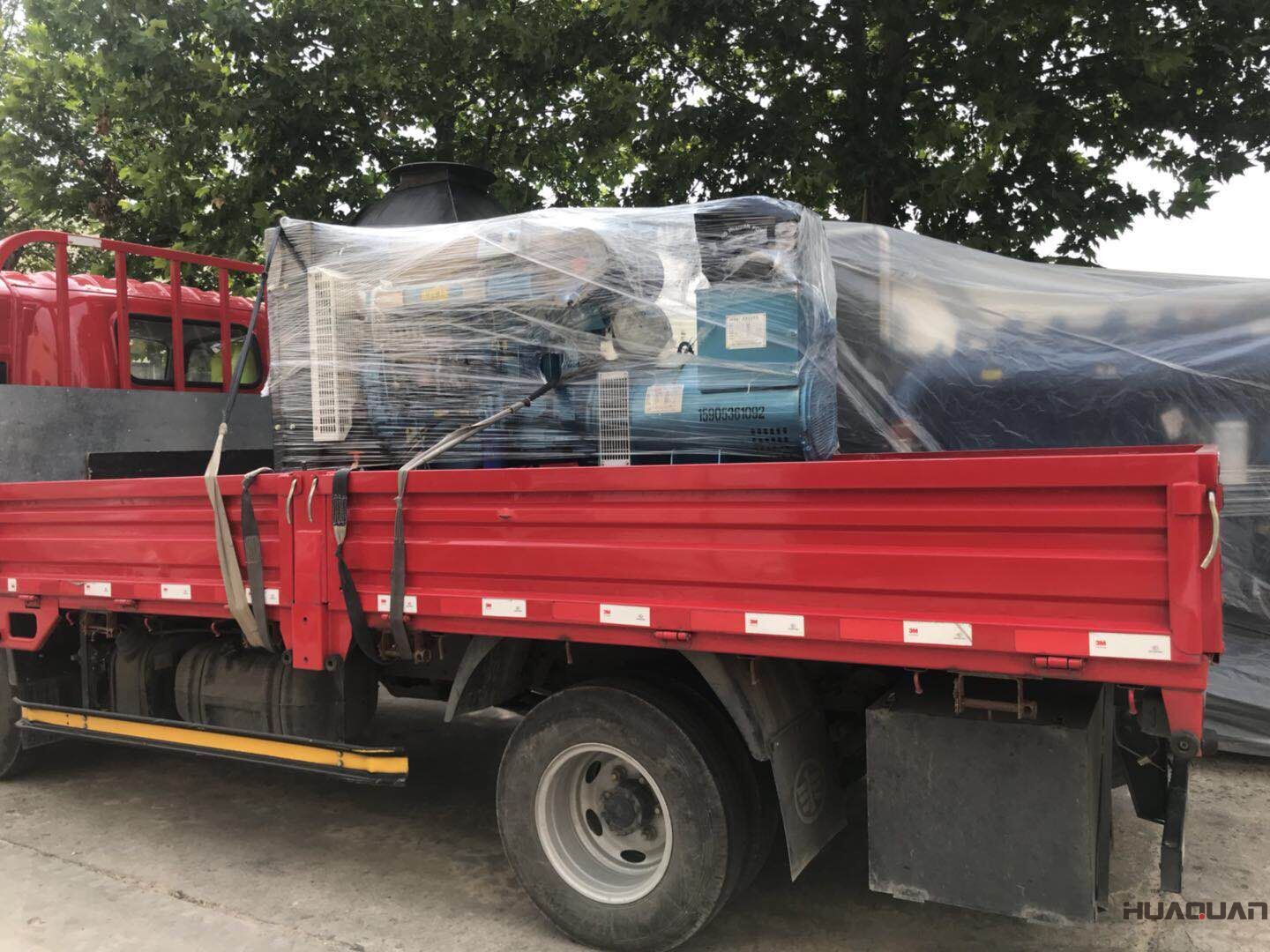 8月9日，一臺100kw標(biāo)配柴油發(fā)電機組從華全動力順利發(fā)往河北