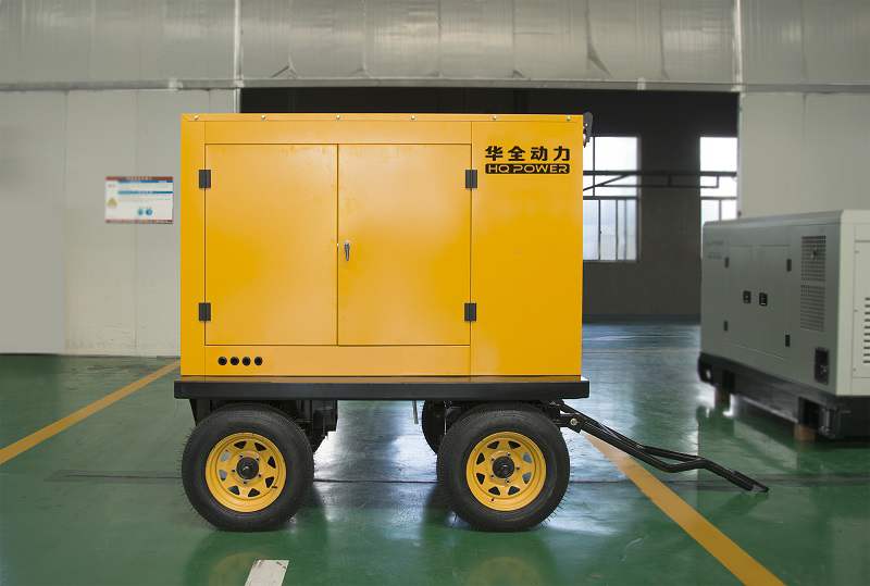一臺30kw移動拖車發電機組4月29日從華全動力發往浙江省