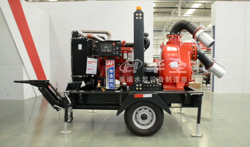 全力以赴打硬仗，防汛抗旱保秋收！華全防汛抗旱移動泵站緊急發貨