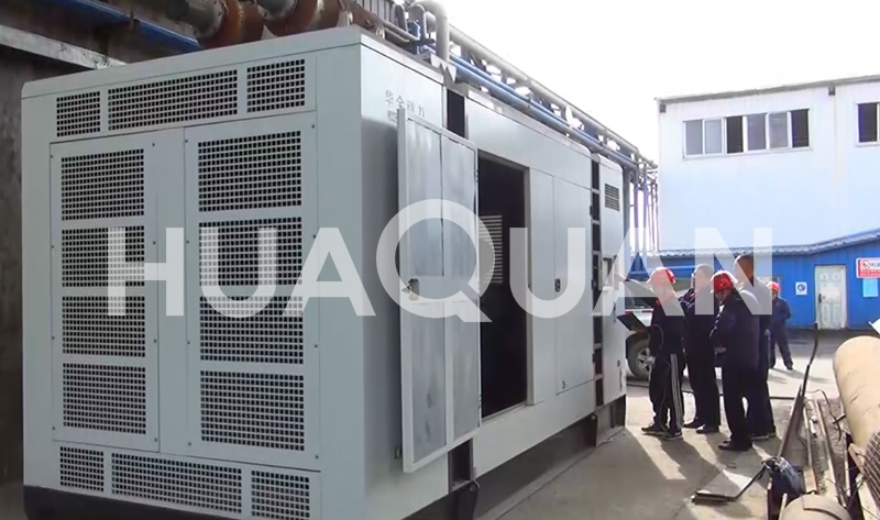 天津濱海新區(qū)寫字樓550kW發(fā)電機組電站項目