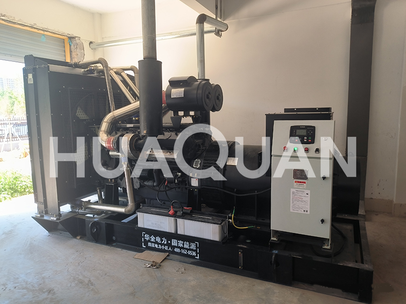 山東省青島油庫400kW發電機組電站項目