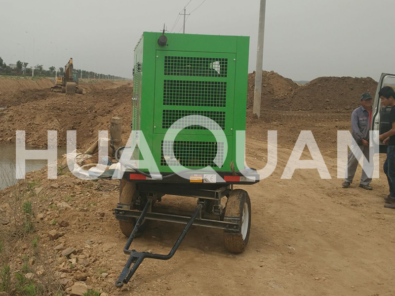 河北中科院500KW移動式發電機組電站項目