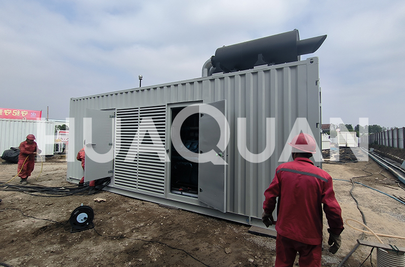 杭州某體育賽事場館2000kw集裝箱發(fā)電站項目